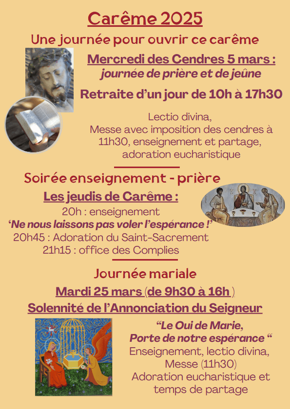 Carême 2025 - Bethanie
